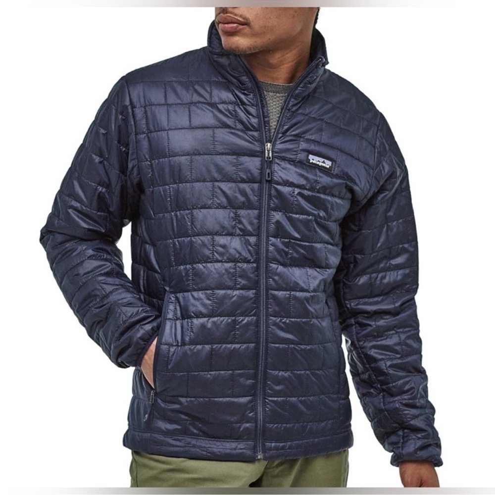 Patagonia Men's Dark Blue Puffer Jacket
